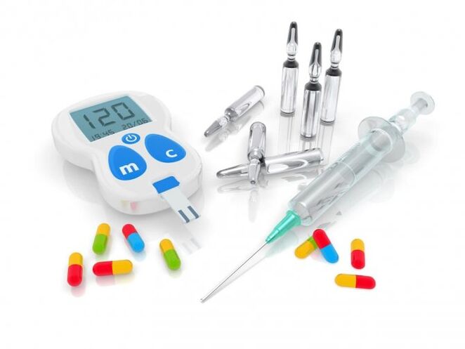 Vari farmaci per il trattamento del diabete